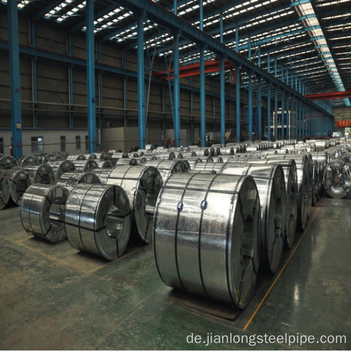 DX52d Kalt, gerollte heiß getauchte verzinkte Stahlspule